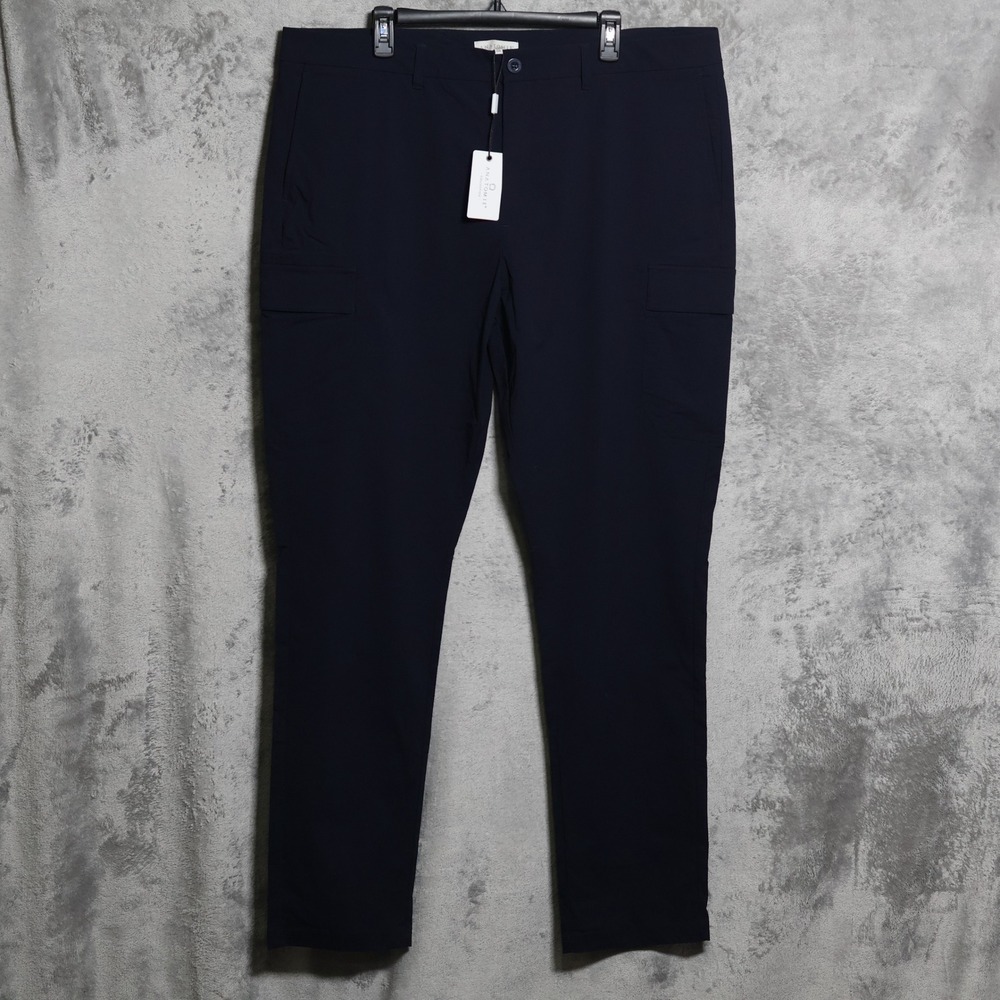 Anatomie Alessandro Cargo Pants Mens 41x32 Navy Blue Stretch Preppy Luxury